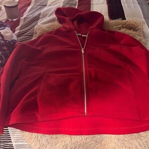 Athletic Works Red Women's Fleece Jacket